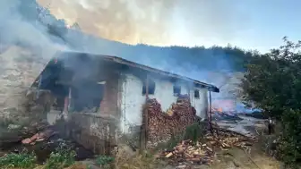 Kastamonu'da Ev Yangını Ormanlık Alana Yayıldı