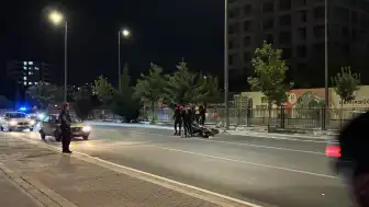Kayseri'de Motosikletli Polis Memuru Yaralandı