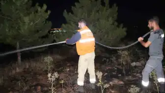 Kırıkkale'de Orman Yangını Büyümeden Kontrol Altına Alındı