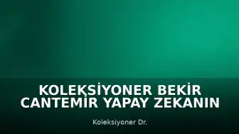 Koleksiyoner Bekir Cantemir Yapay Zekanın Yayıncılık ve Sahaflık Üzerindeki Etkilerini Değerlendirdi