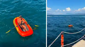 Mudanya'da Denize Açılan Genç Sahil Güvenlik Tarafından Kurtarıldı