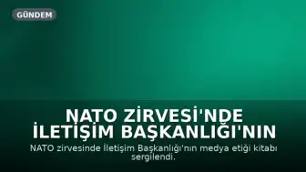 NATO Zirvesi'nde İletişim Başkanlığı'nın 'Medya Etiği' Kitabı Sergilendi