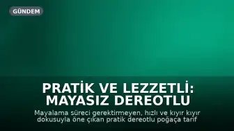 Pratik ve Lezzetli: Mayasız Dereotlu Poğaça Tarifi