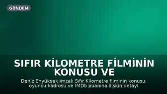 Sıfır Kilometre Filminin Konusu ve Oyuncu Kadrosu Hakkında Detaylar