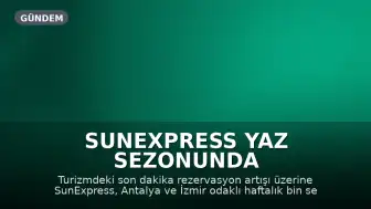 SunExpress Yaz Sezonunda Operasyonel Kapasitesini Artırıyor