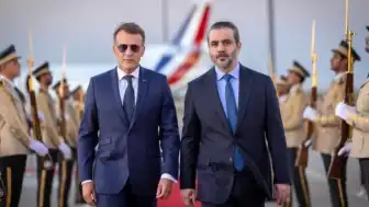 Suriye Ziyareti Kapsamında Fransa Cumhurbaşkanı Macron Şam'da