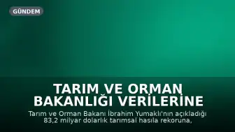 Tarım ve Orman Bakanlığı Verilerine İlişkin Eleştiriler: 'Gerçek Başarı Halkın Gıdaya Erişimidir'