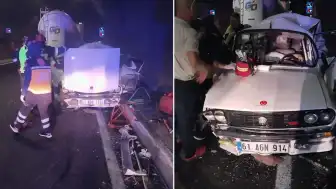Yeni Zigana Tüneli'nde feci kaza: 1 ölü, 2 yaralı