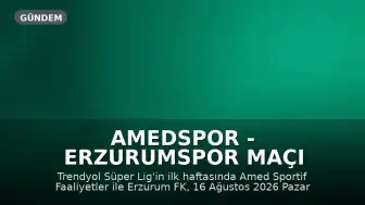 Amedspor - Erzurumspor Maçı Bilgilendirmesi: Tarih, Saat ve Yayın Kanalı