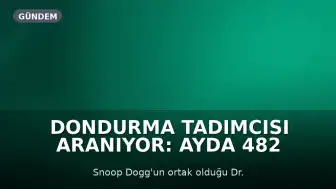 Dondurma Tadımcısı Aranıyor: Ayda 482 Bin TL Maaşla Uzaktan Çalışma Fırsatı