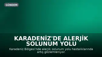 Karadeniz'de Alerjik Solunum Yolu Hastalıklarında Artış: Uzmanlardan Önemli Uyarılar
