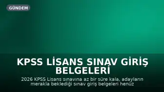 KPSS Lisans Sınav Giriş Belgeleri Henüz Açıklanmadı, Beklenen Tarih Ağustosta