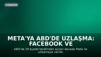 Meta'ya ABD'de Uzlaşma: Facebook ve Instagram'da Genç Kullanımı Sınırlandırılacak