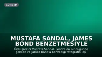 Mustafa Sandal, James Bond Benzetmesiyle Gündemde: Eşi Melis Sütşurup ile Londra'da Poz Verdi