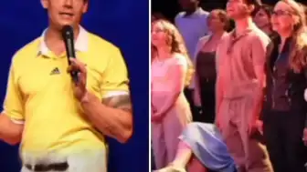 Alman Komedyen Mario Adrion, İstiklal Marşı'nı Coşkuyla Okuyan Türk Seyirciler Karşısında Şaşkınlık Yaşadı