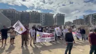 Arnavutköy Sazlıbosna'da İnşaat İşçilerinden Ücret Eylemi: İki Gözaltı