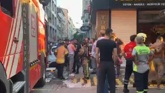 Bakırköy'deki Otelde Çıkan Yangında 12 Kişi Yaralandı, 7 Kişi Kurtarıldı