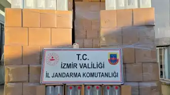 İzmir'de Kaçak Alkole Operasyon: 19 Bin 260 Litre Etil Alkol Ele Geçirildi