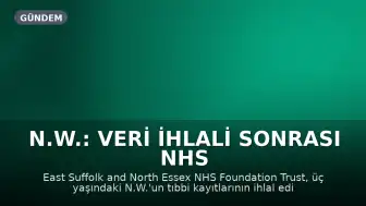N.W.: Veri İhlali Sonrası NHS Vakfından Özür ve Soruşturma Başlatıldı