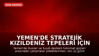 Yemen'de Stratejik Kızıldeniz Tepeleri İçin Çatışmalar: 169'a Yakın Can Kaybı Bildirildi