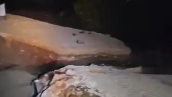 Bursa'da Sağanak Nedeniyle Çöken Köprüde Mahsur Kalan Sürücüler Kurtarıldı
