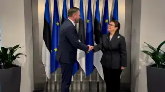 Estonya Dışişleri Bakanı Tsahkna ve Türkiye'nin Tallin Büyükelçisi Özçeri'den İşbirliği Vurgusu