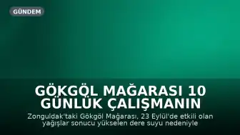 Gökgöl Mağarası 10 Günlük Çalışmanın Ardından Yeniden Ziyarete Açıldı