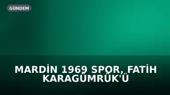 Mardin 1969 Spor, Fatih Karagümrük'ü 1-0 Mağlup Etti
