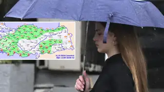 Meteoroloji'den Sarı Alarm: İki İl İçin Kuvvetli Yağış Uyarısı