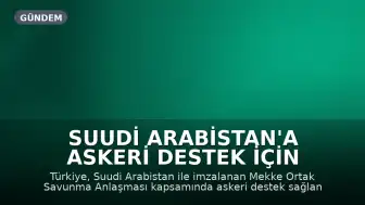 Suudi Arabistan'a Askeri Destek İçin Tezkere Meclis'e Sunuldu