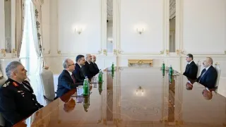 Azerbaycan Cumhurbaşkanı Aliyev, İçişleri Bakanı Çiftçi'yi ağırladı
