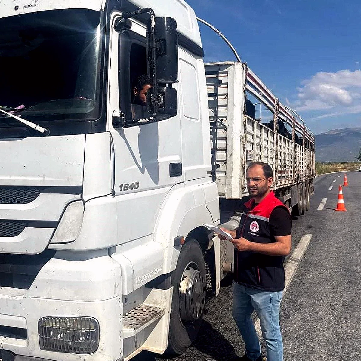 Aydın'da Kurbanlık Hayvan Nakilleri Denetlendi