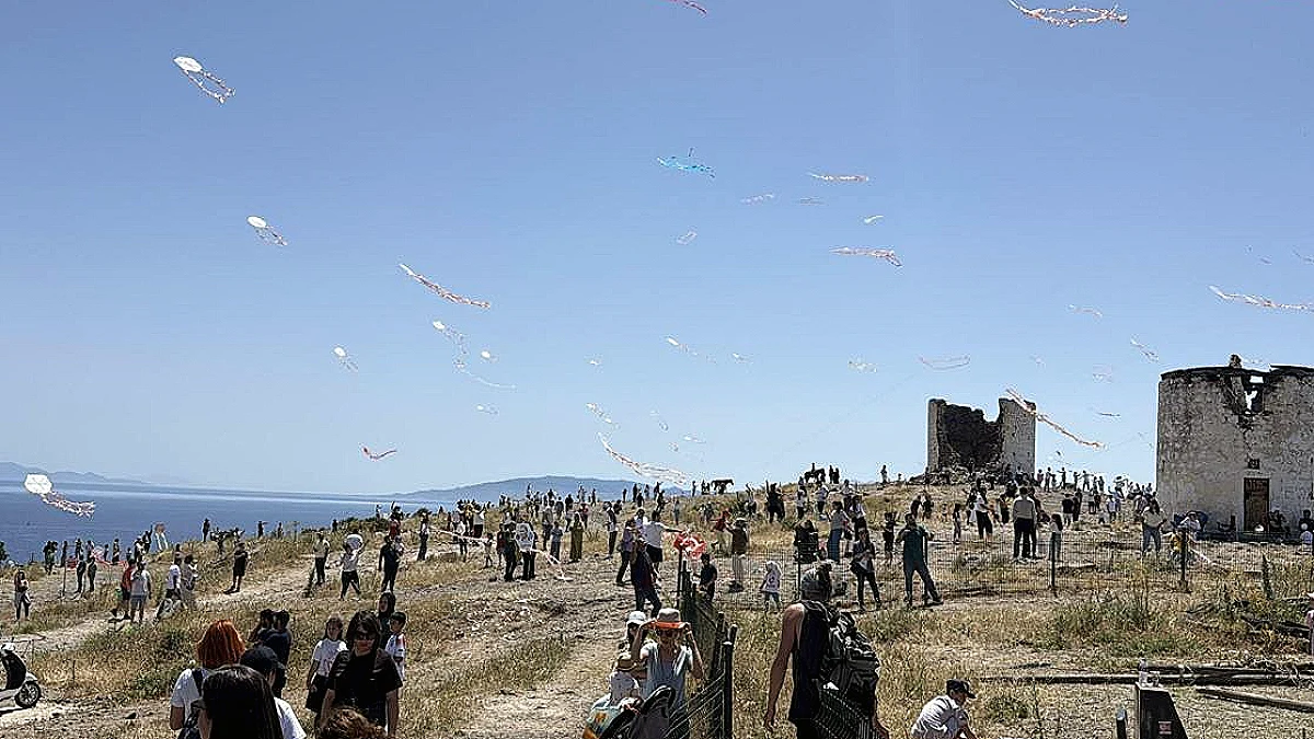 Bodrum'da 21. Uçurtma Festivali Renkli Görüntülerle Tamamlandı