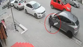 Avcılar'da Araçlara Tekme Atan Şüpheli Kamerada: Serbest Kaldıktan Sonra Yeniden Saldırdı